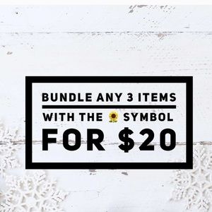 🌻Bundle 3/$20!!